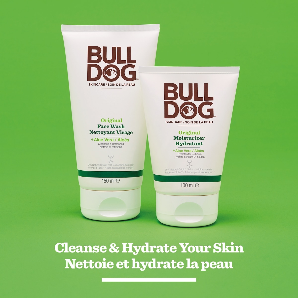 Duo De Soins De La Peau De Marque Bulldog
