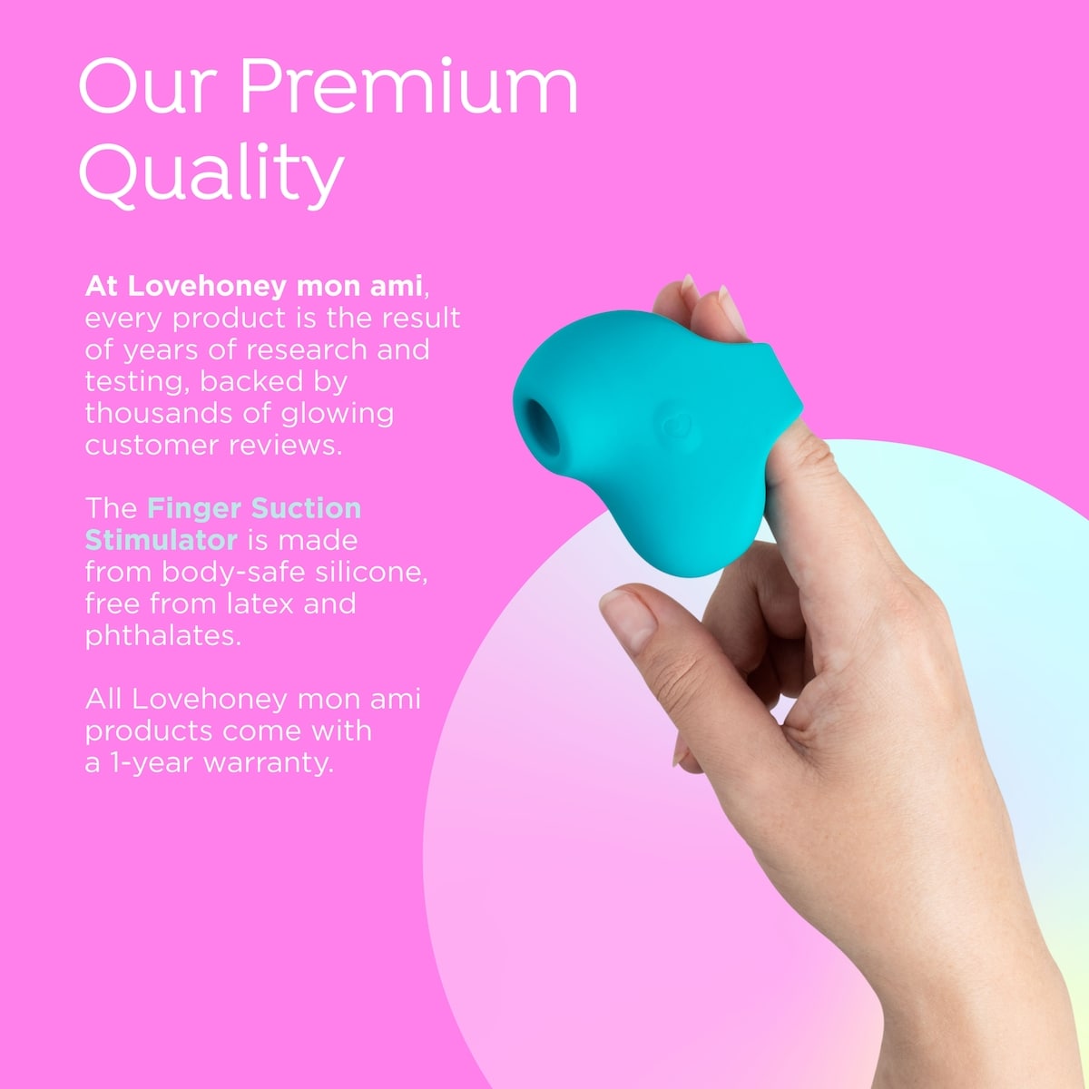 Mon ami Finger Suction Stimulator