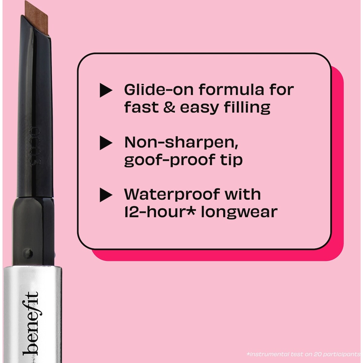 Goof Proof Waterproof Easy Shape & Fill Eyebrow Pencil