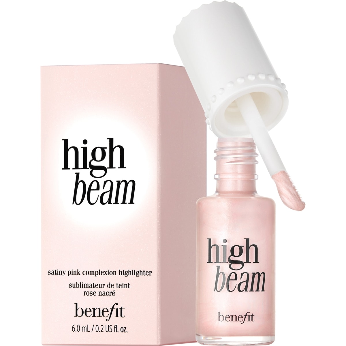 Rehausseur de teint rose satiné High Beam