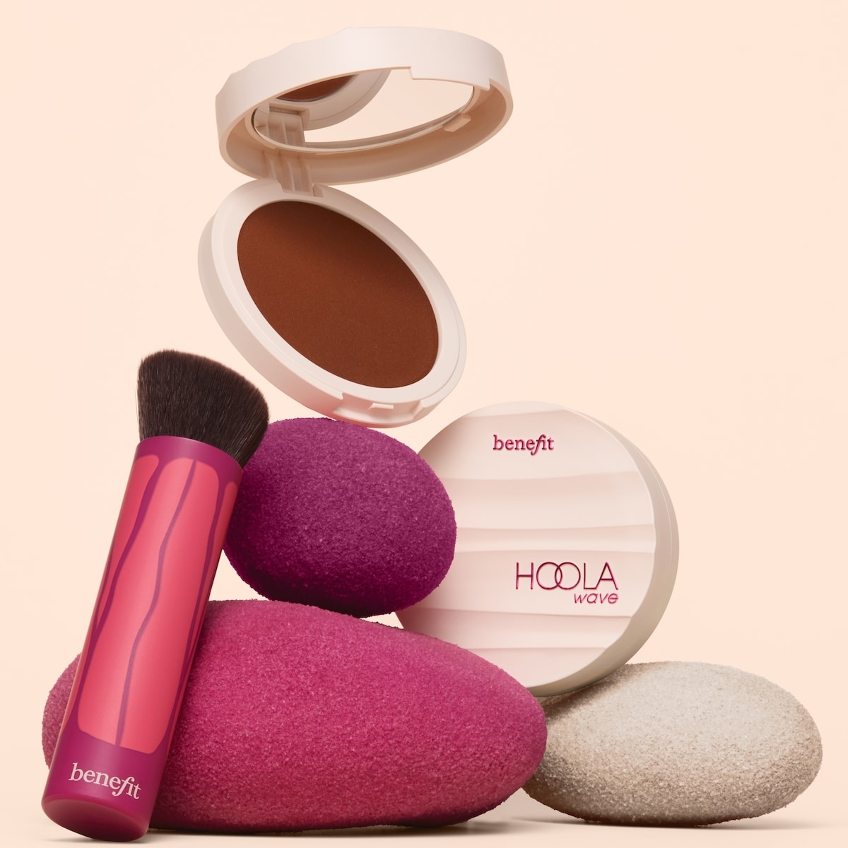 Brosse pour baume bronzant Hoola WaveMaker