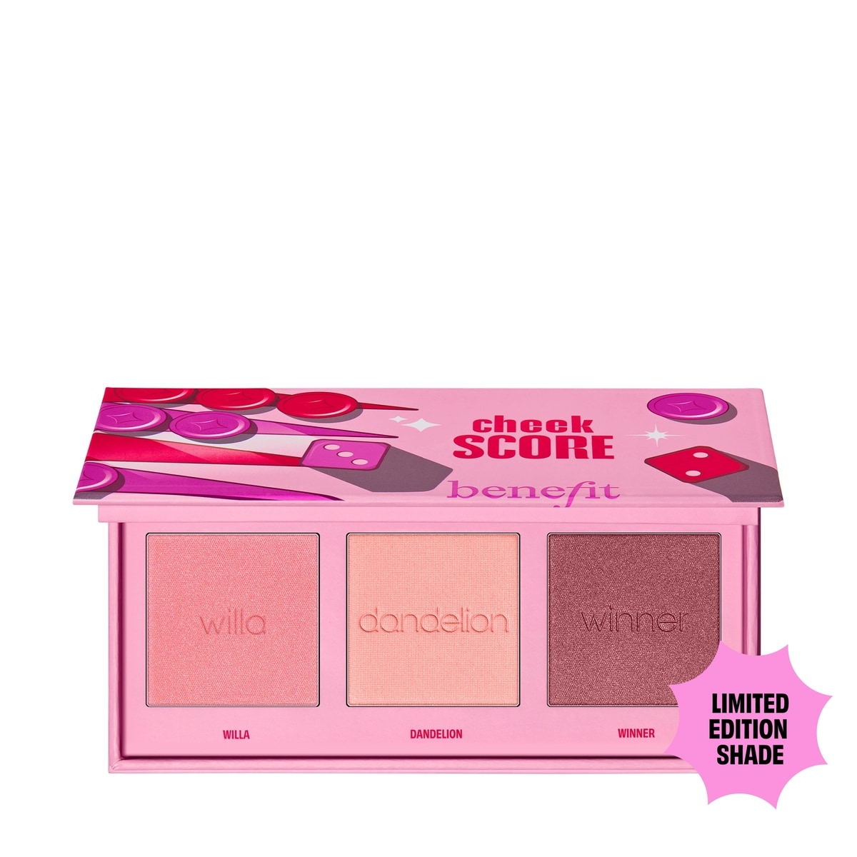 Cheek Score mini blush palette