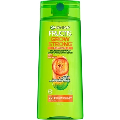 Fructis Grow Strong Thickening Shampoo, Thickens Fine hair, with Vitamin C