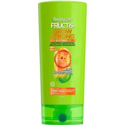 Fructis Grow Strong Thickening Conditioner, Thickens Fine Hair, with Vitamin C