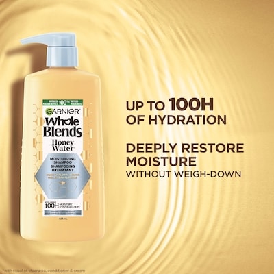Whole Blends Honey Water Moisture Restoring Shampoo, for Dry Hair & Scalp 2