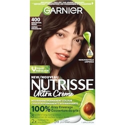 Nutrisse Ultra Crème, Permanent Hair Dye, 100% Grey Coverage 1