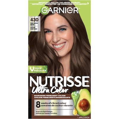 Nutrisse Ultra Color, Permanent Hair Dye, Long-Lasting Vibrant Colour