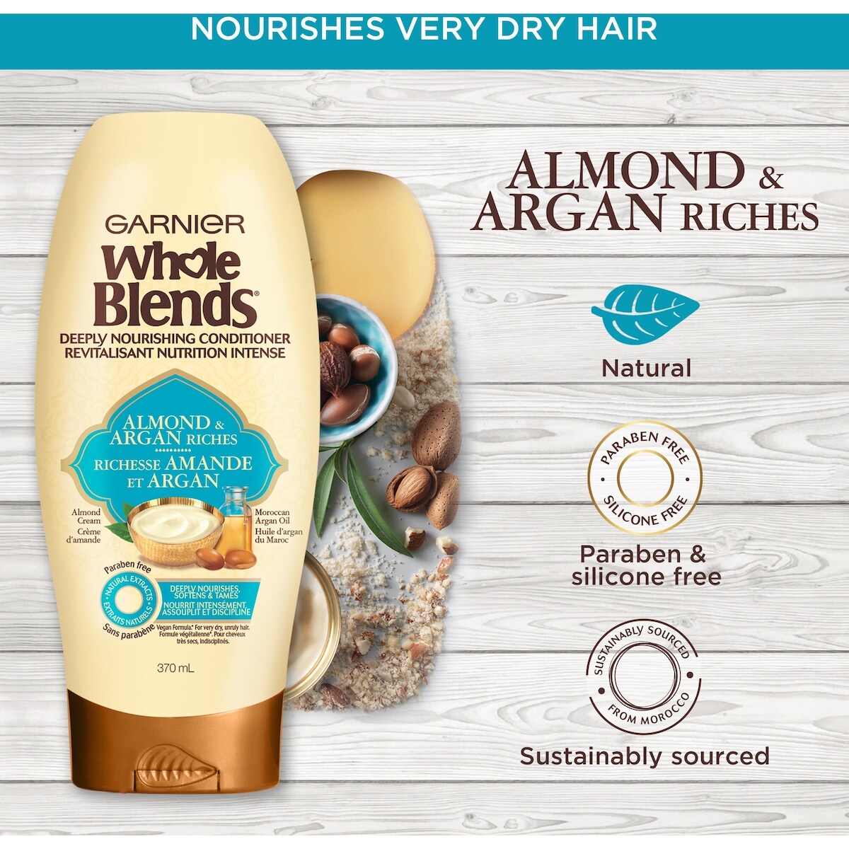 Revitalisant Whole Blends, pour cheveux secs