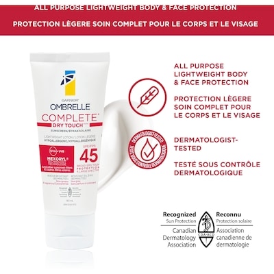 Crème solaire soin complet protection à large spectre, SPF 45 4