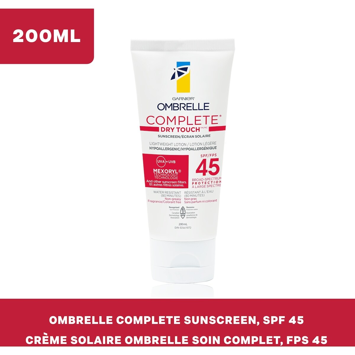 Crème solaire soin complet protection à large spectre