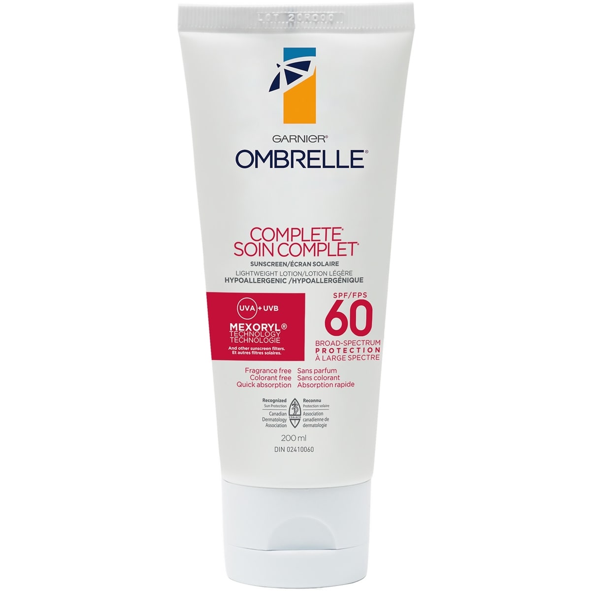 Crème solaire soin complet, FPS 60