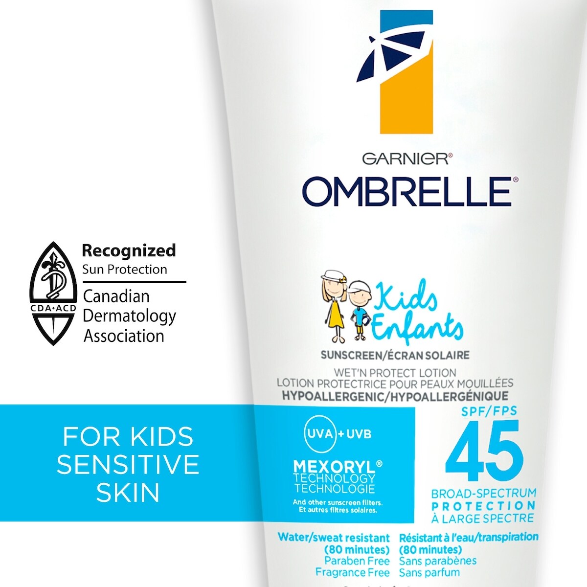 Kids SPF 45 Sunscreen Lotion