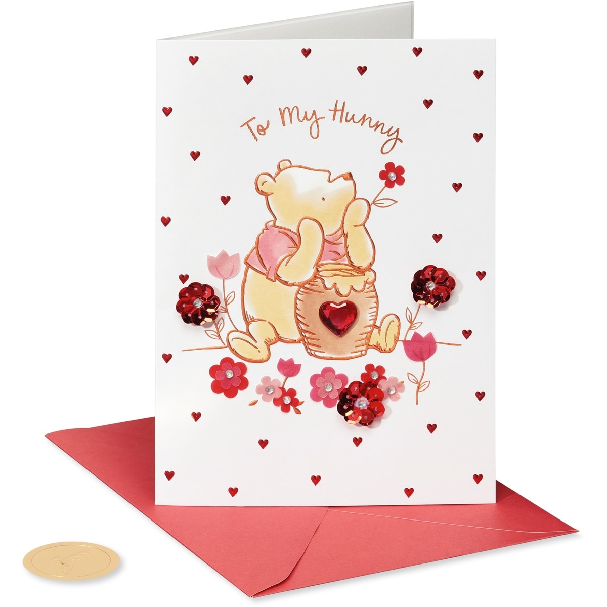 Disney Valentine's Day Card (Make Every Day Sweeter, Winnie The Pooh)
