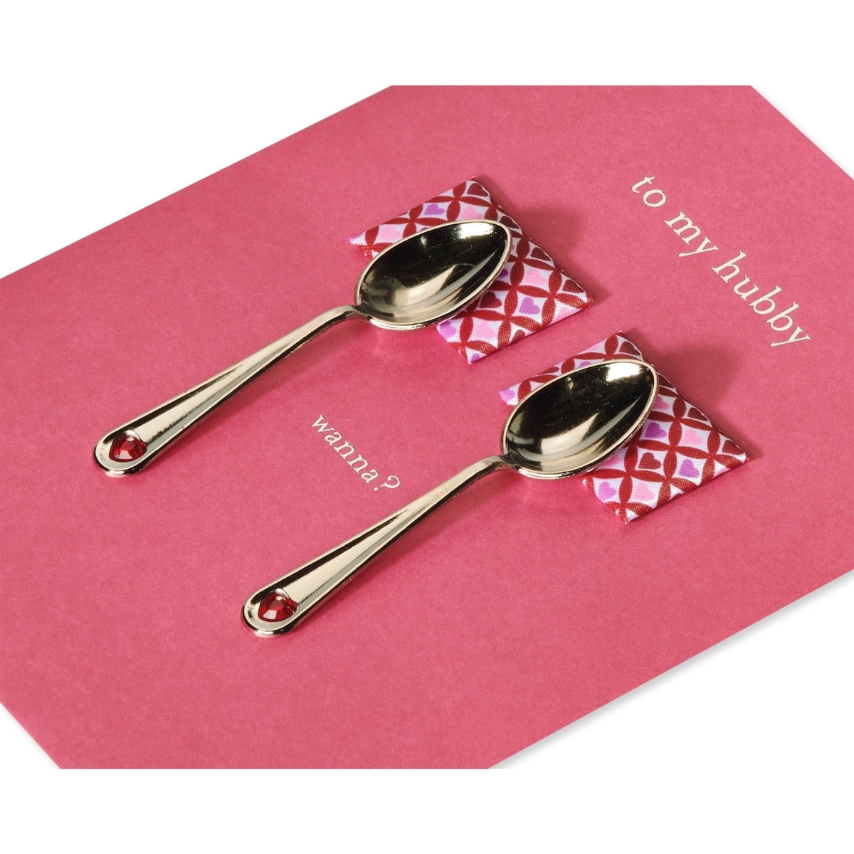Funny Valentine’s Day Card for Husband (Spoons)
