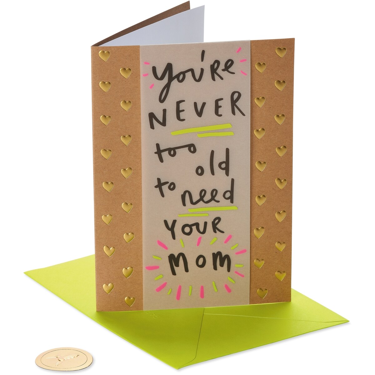Carte Papyrus de la fête des Mères pour maman (Meilleure maman de tous les temps)