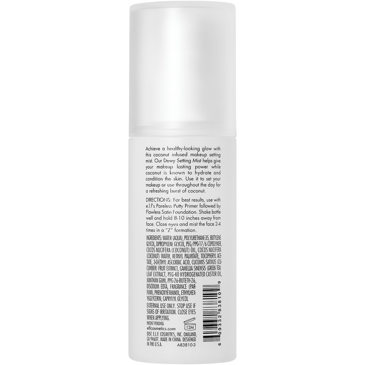 Dewy Coconut Setting Mist