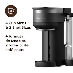 K-Crema Single Serve K-Cup Pod Coffee Maker, Black 2