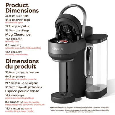 K-Crema Single Serve K-Cup Pod Coffee Maker, Black 5
