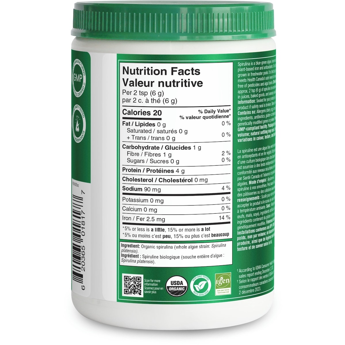 Spirulina Organic Powder