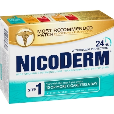 Stop Smoking System, STEP 1, 7 clear patches (one patch daily) 21 mg/day 2