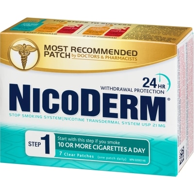 Stop Smoking System, STEP 1, 7 clear patches (one patch daily) 21 mg/day 3