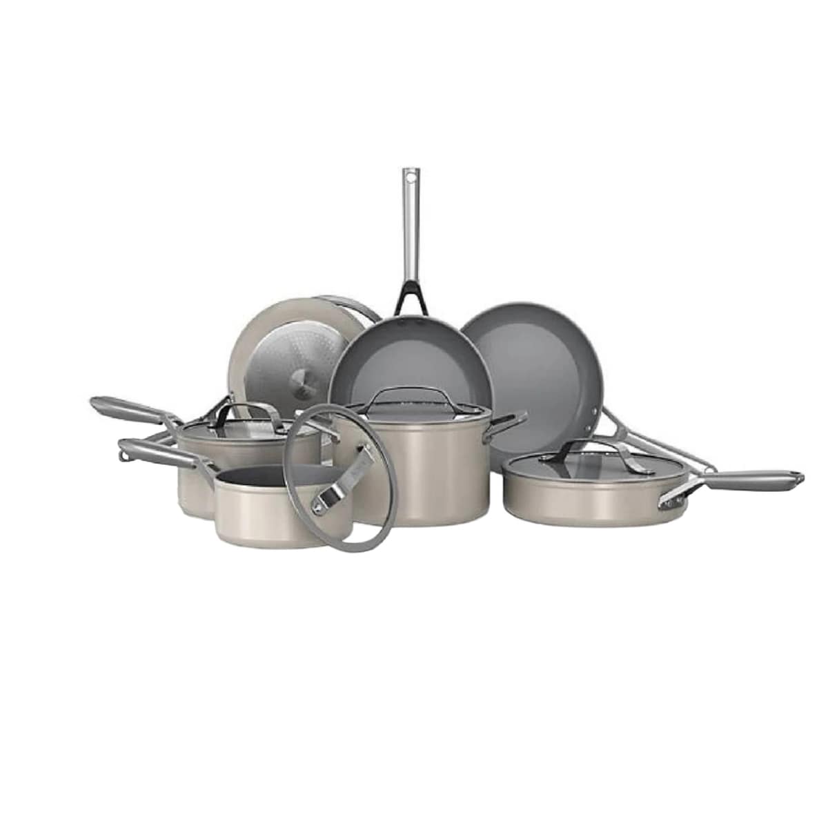 Ninja Ninja CW39012AST NeverStick Ceramic Pro 12-Piece Cookware