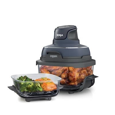 FN101CGY Crispi 4-in-1 Portable Glass Air Fryer Cooking System