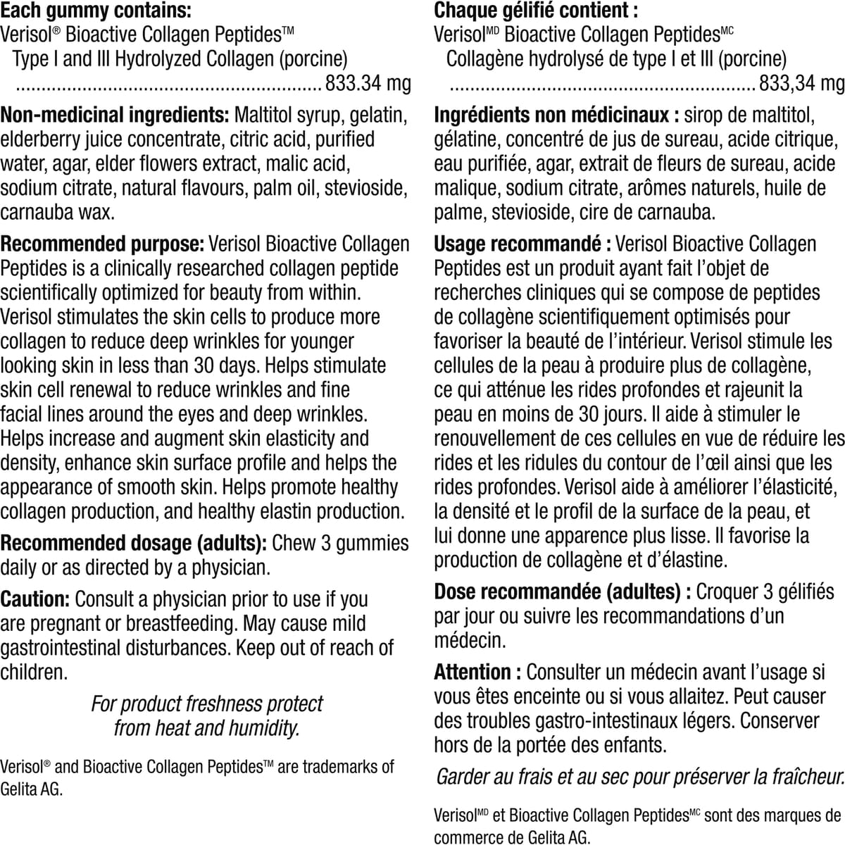 Collagen30® Bioactive Collagen Peptides™ 2500 mg Elderberry