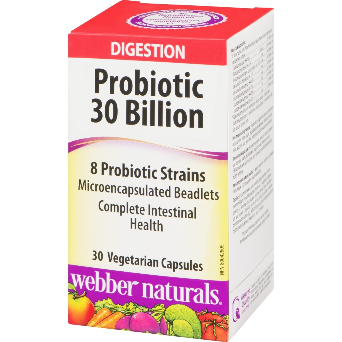 Probiotiques 30 milliards 8 souches de probiotiques