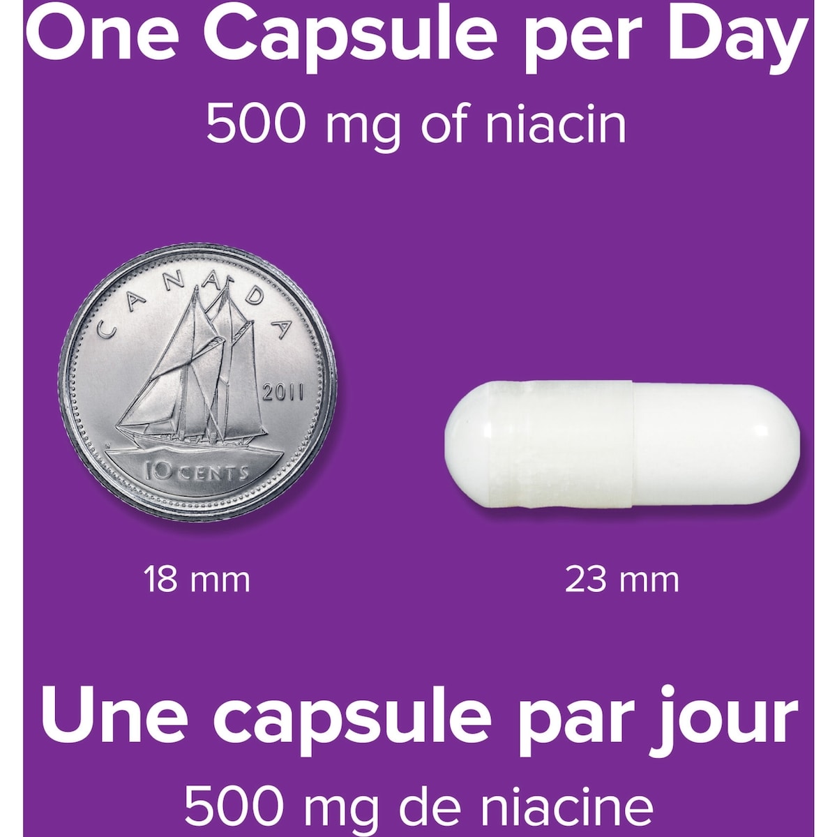Niacine Sans rougeurs  500 mg
