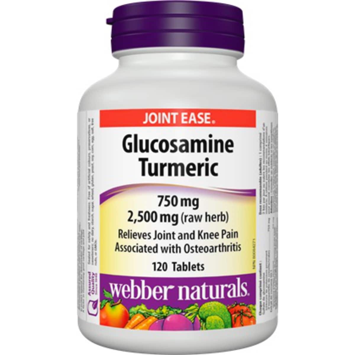Glucosamine Curcuma 750 mg / 2 500 mg (plante brute)
