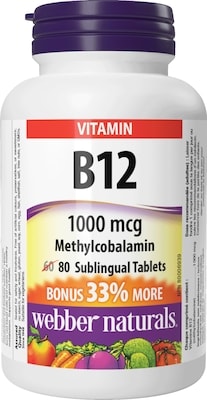 Vitamin B12 Methylcobalamin 1000 mcg