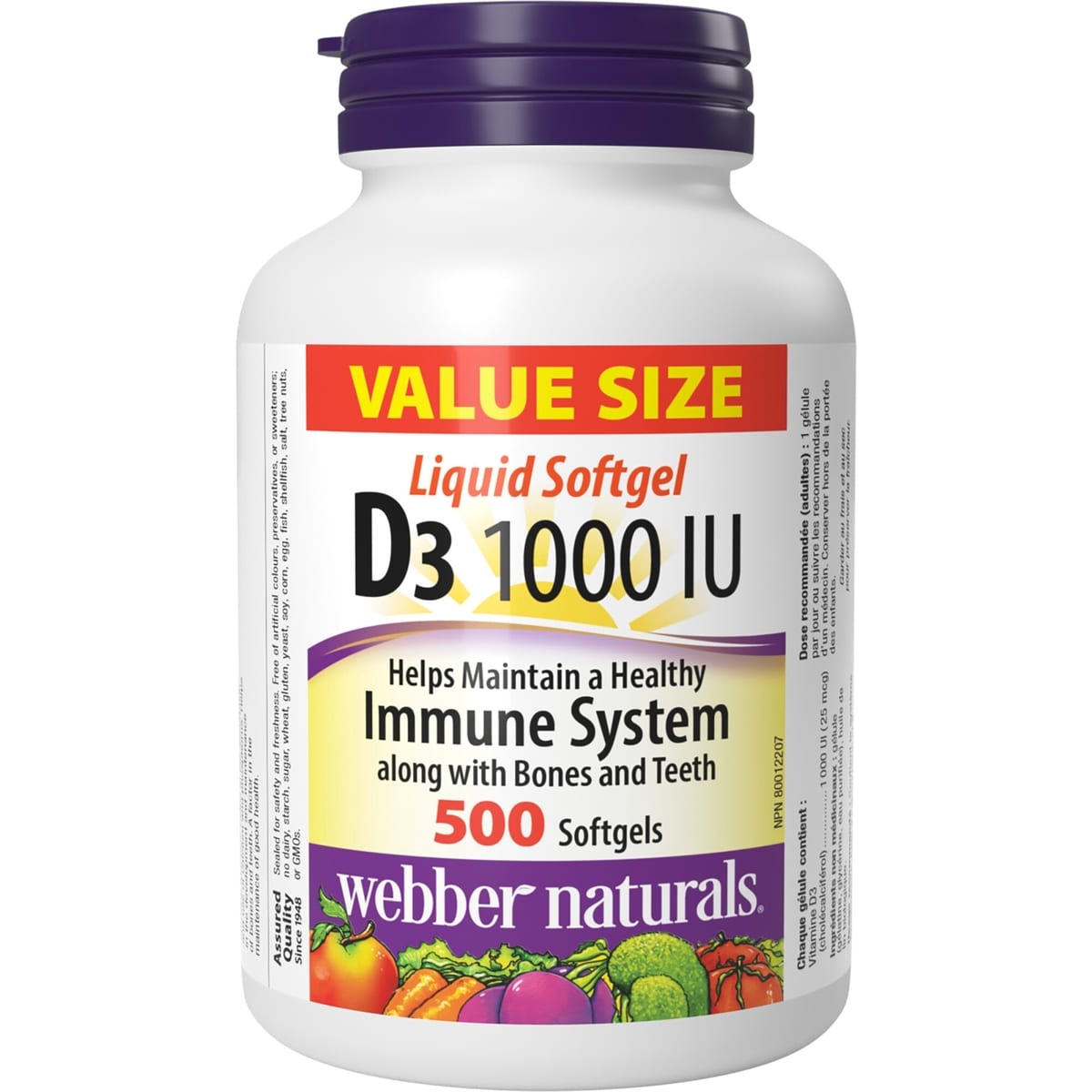 Vitamine D3 1 000 UI