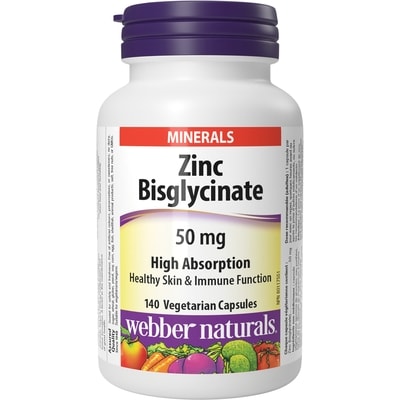 Webber Zinc Bisglycinate 50 mg | Shoppers Drug Mart