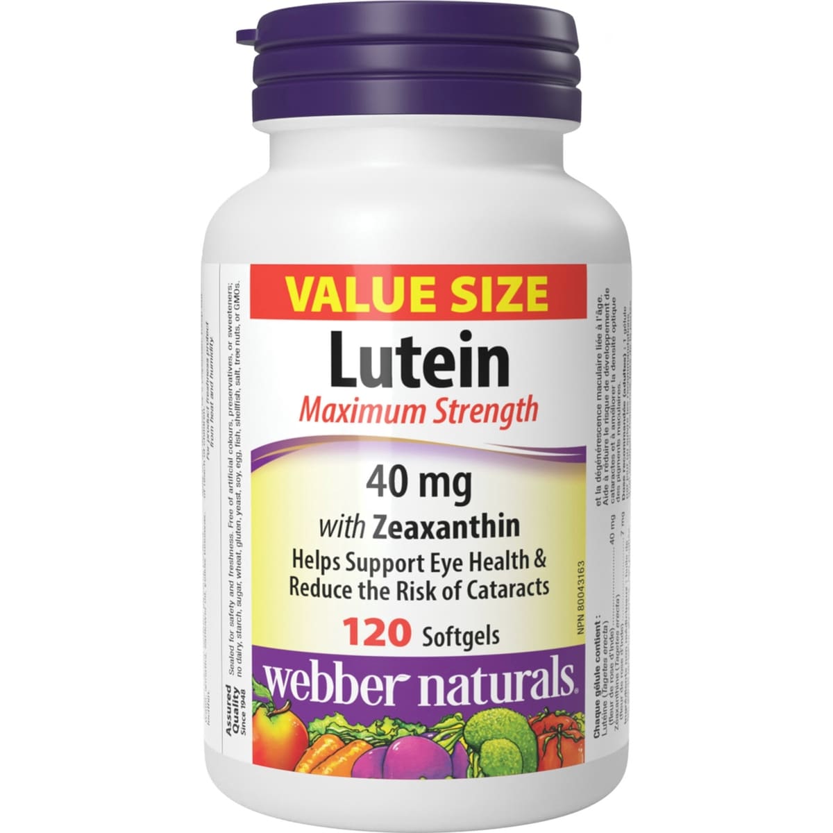Lutéine avec zéaxanthine Force maximale 40 mg