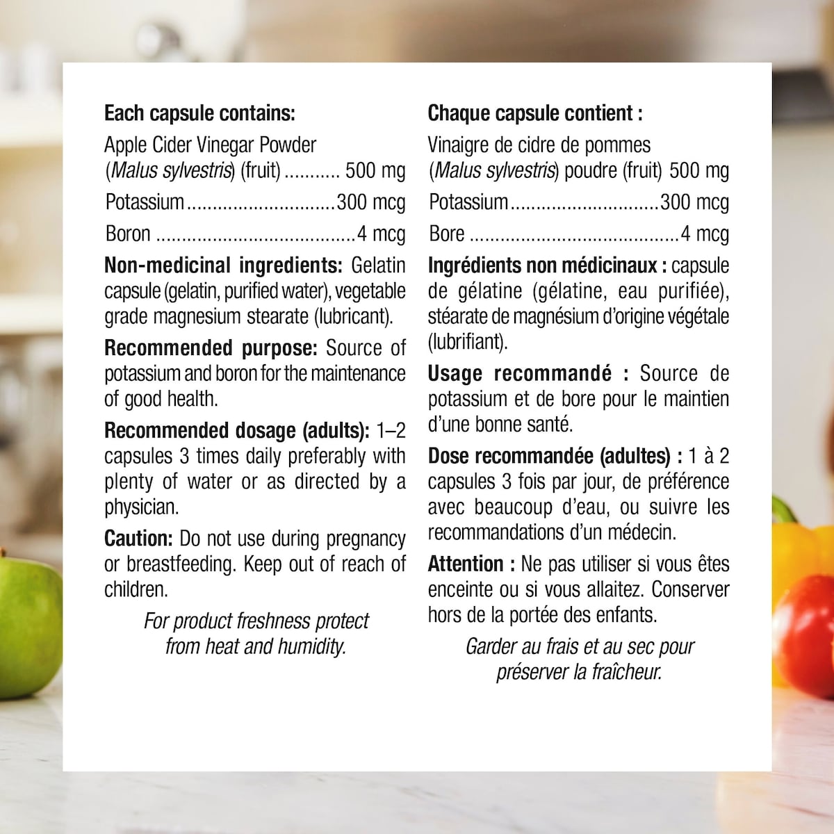 Apple Cider Vinegar 500 mg