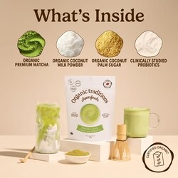 Matcha Latte with Probiotics 6