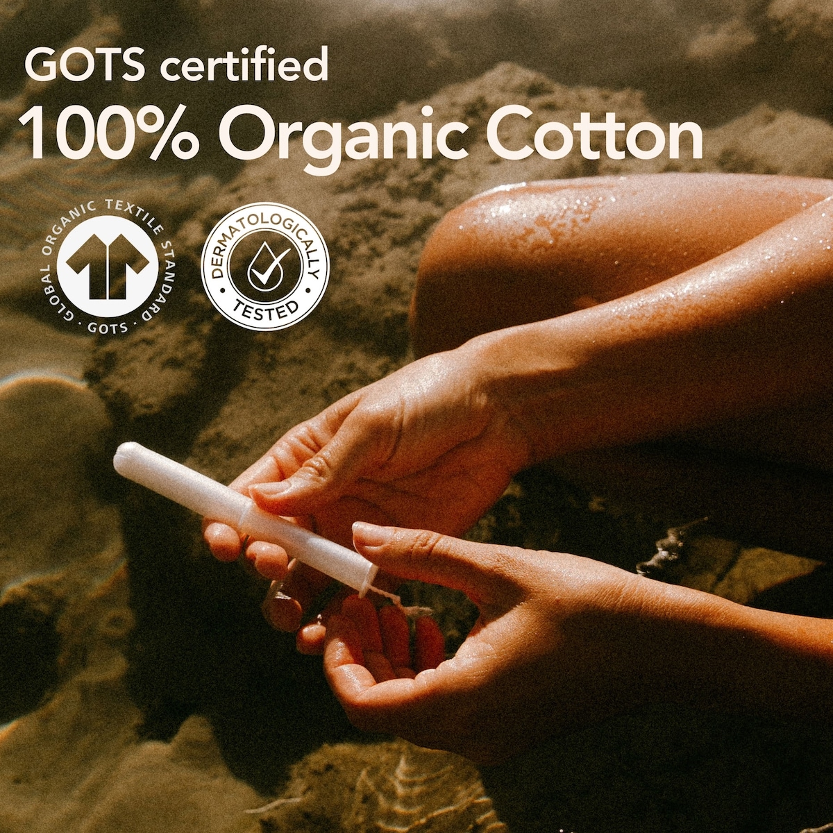100% Organic Cotton Tampons - Super