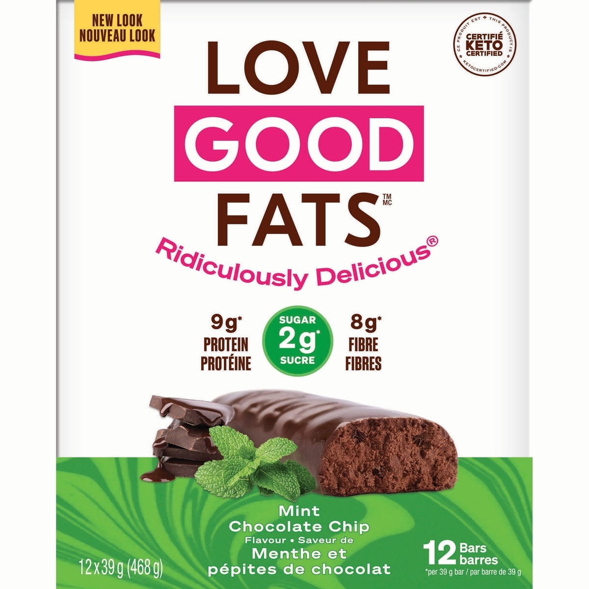 Love Good Protein Snack Mint Chocolate Chip Flavour