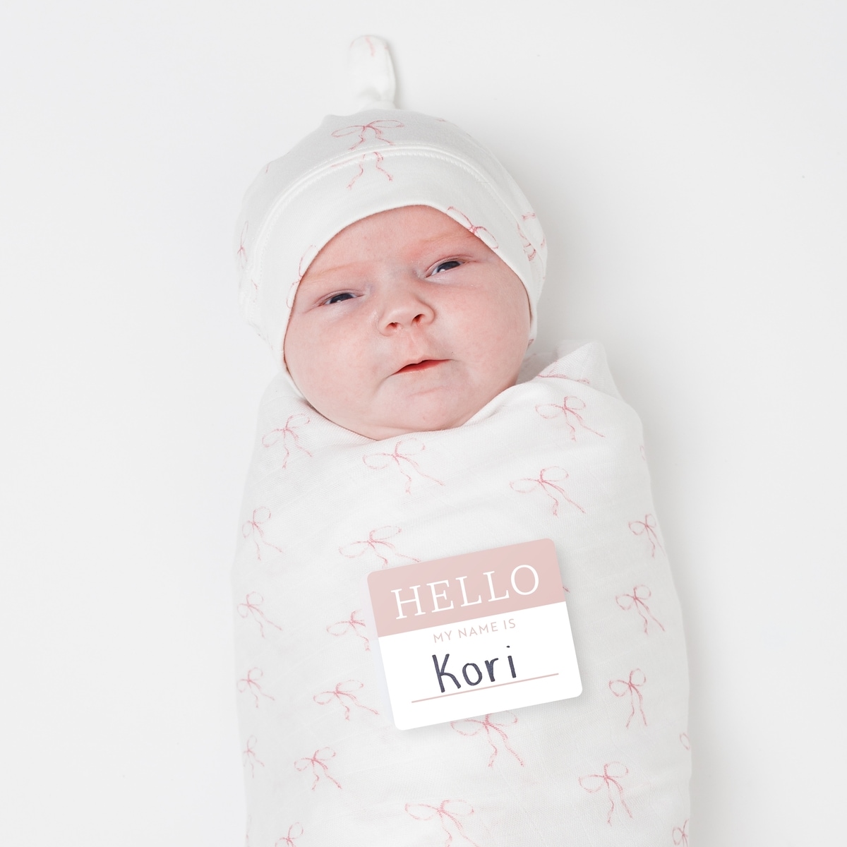 Hello World Baby Hat & Blanket Set - Daisies
