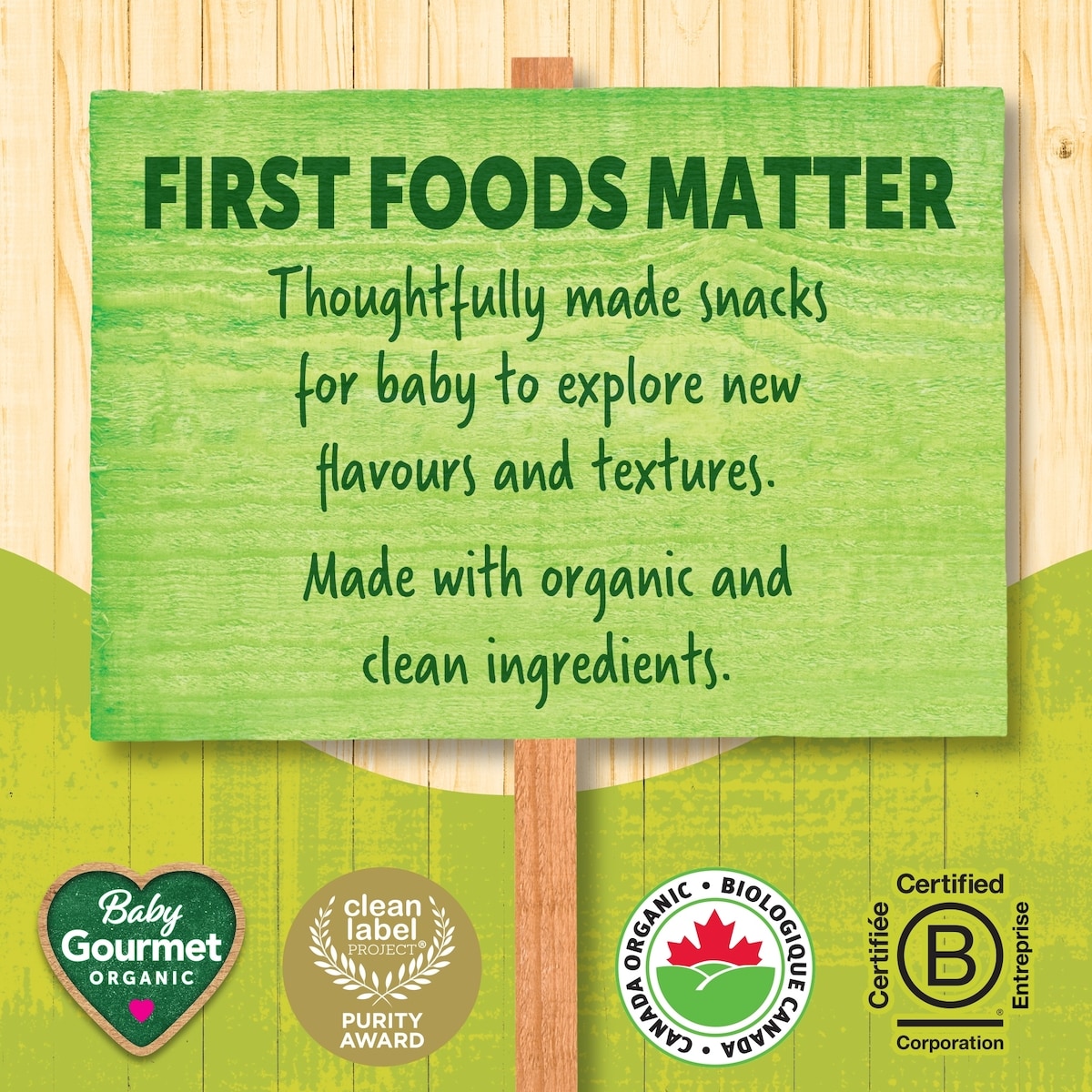 Fondants biologiques légumes verts fruités pour bébé de Baby Gourmet