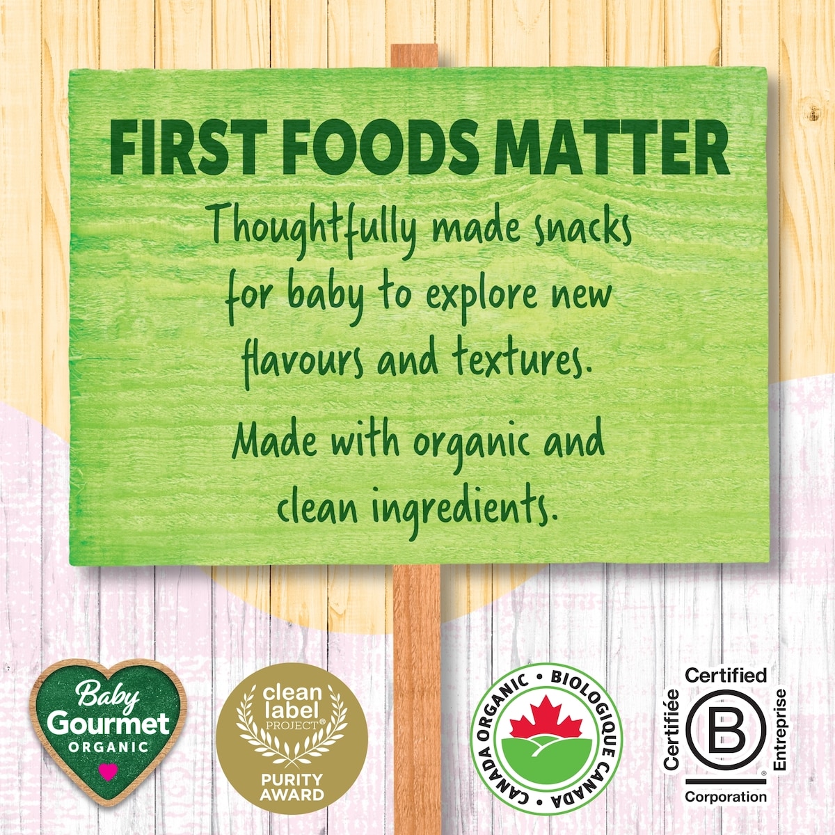 Baby Gourmet Meltable Mushies Banana Berry with Greek Yoghurt organic baby snack