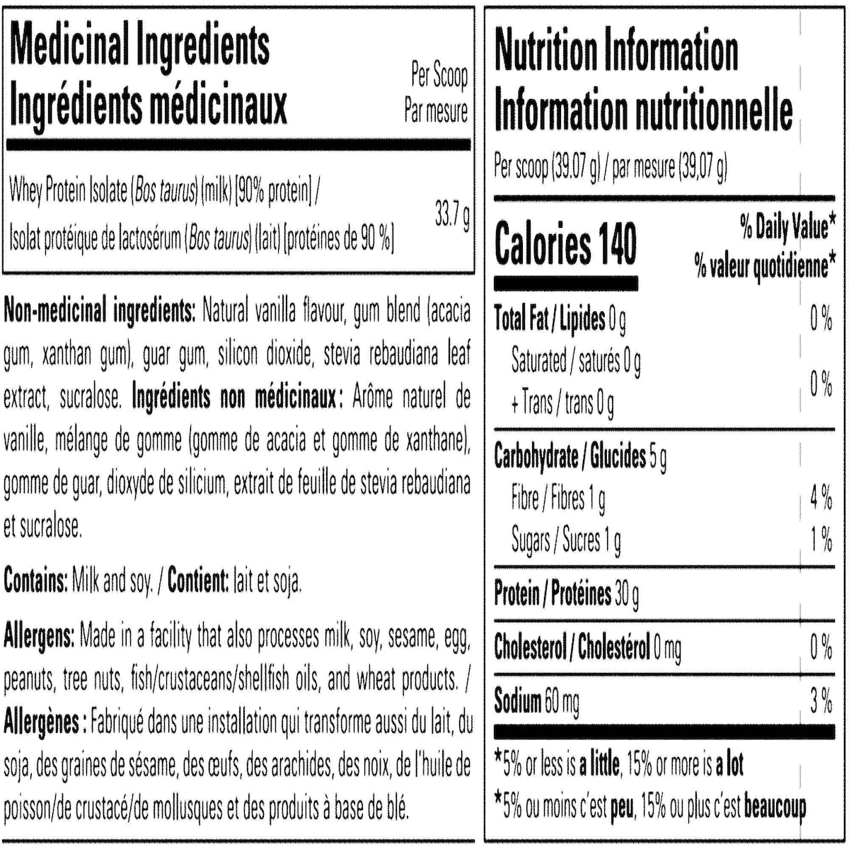 100% Clean Whey Isolate