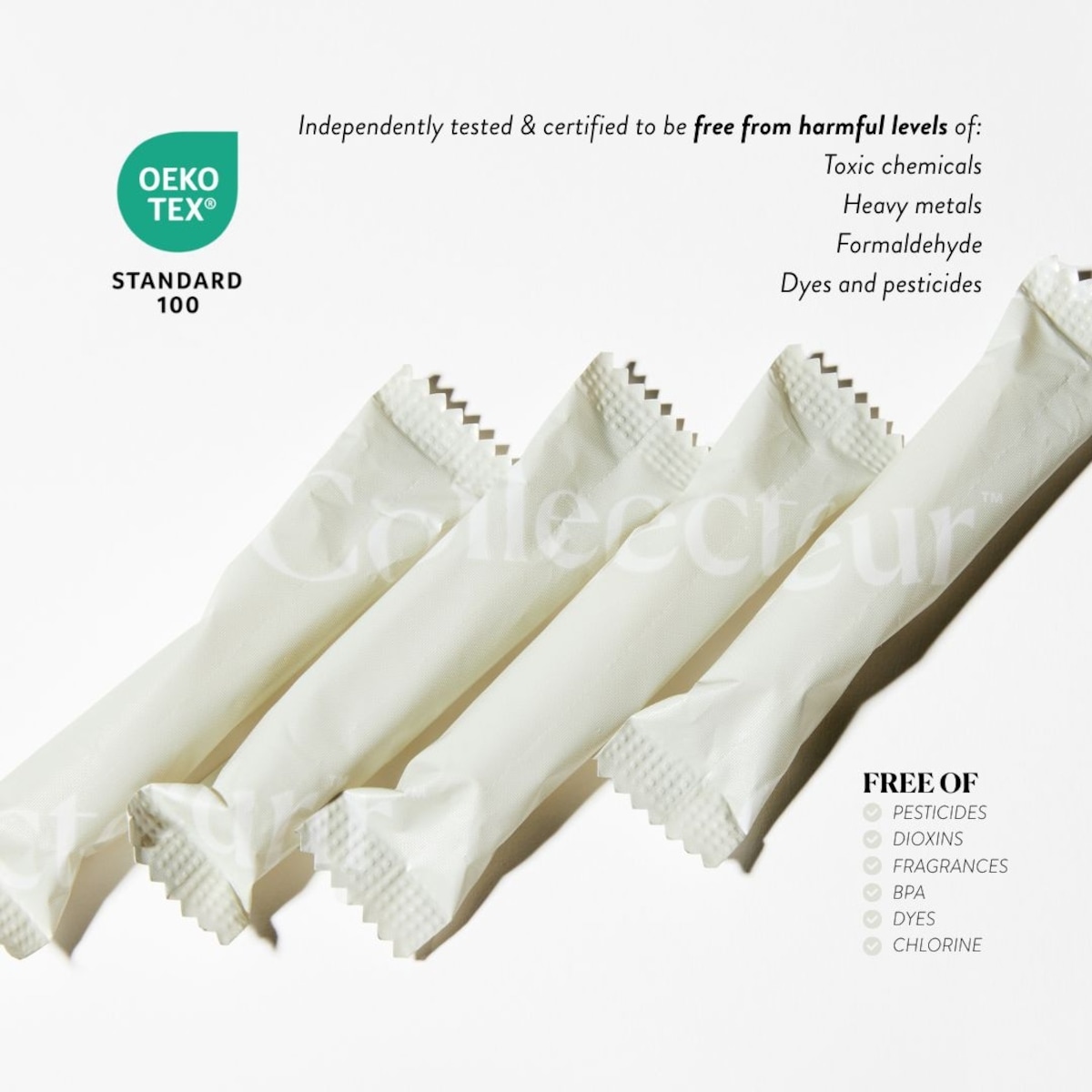 Certified Organic Cotton Tampons, Light Absorbency