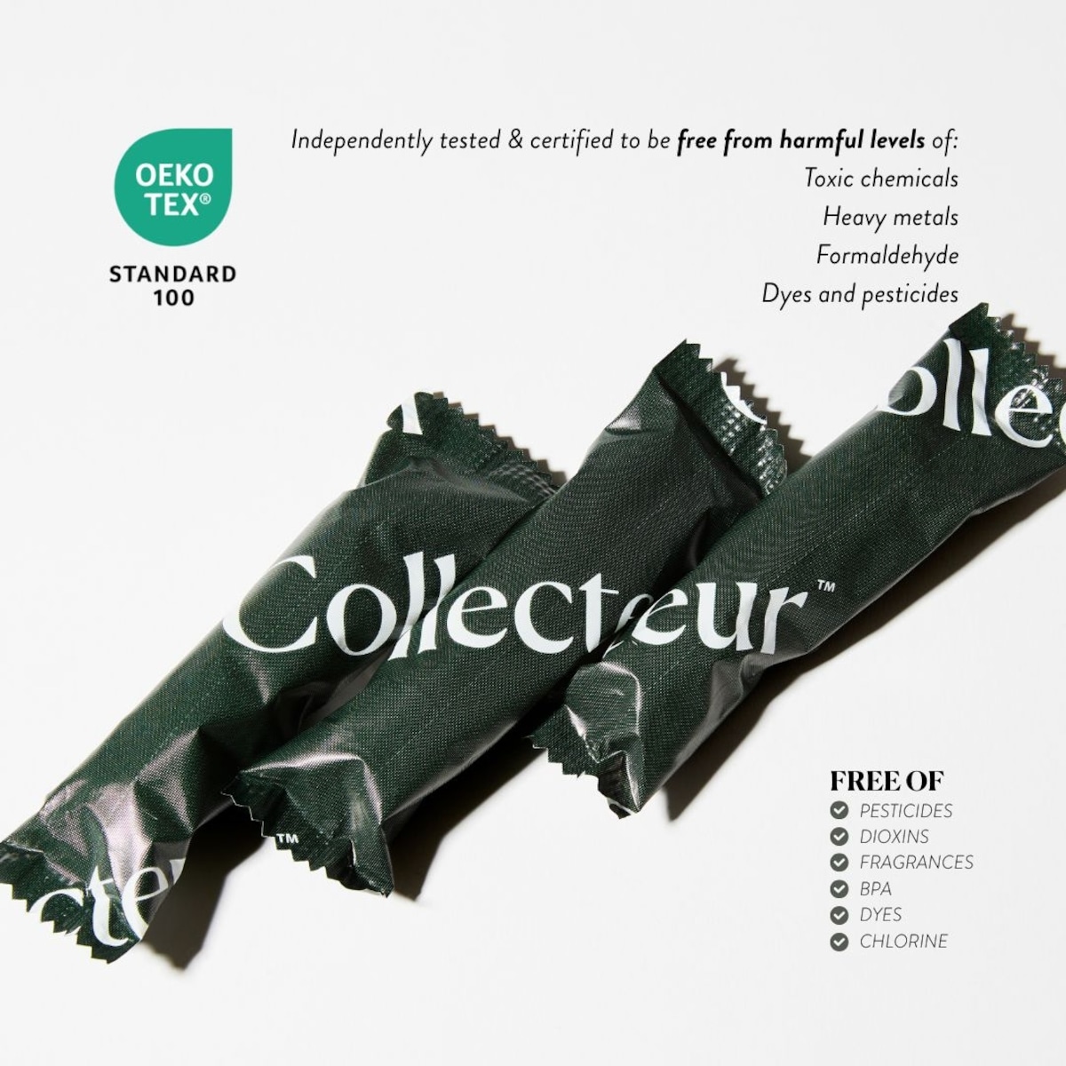 Tampons en coton 100 % biologique certifié, absorption super