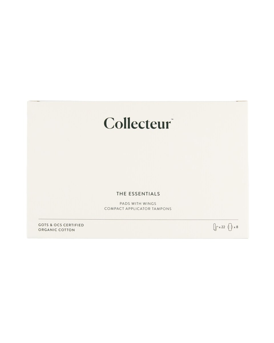 100% Certified Organic Cotton Tampons & Ultra-Thin Pads with Wings, 30 count