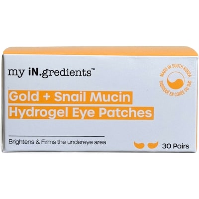 Gold +Snail Mucin Hydrogel Eye Patches