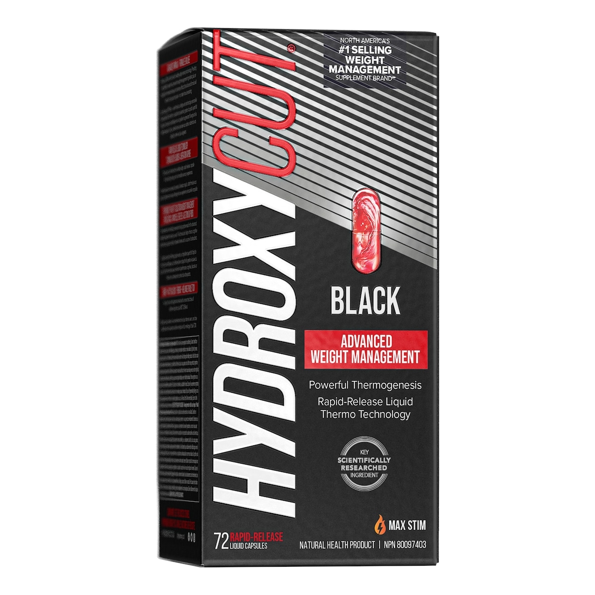 Hydroxycut Black Extreme Thermogenic Technology Liquid Capsules