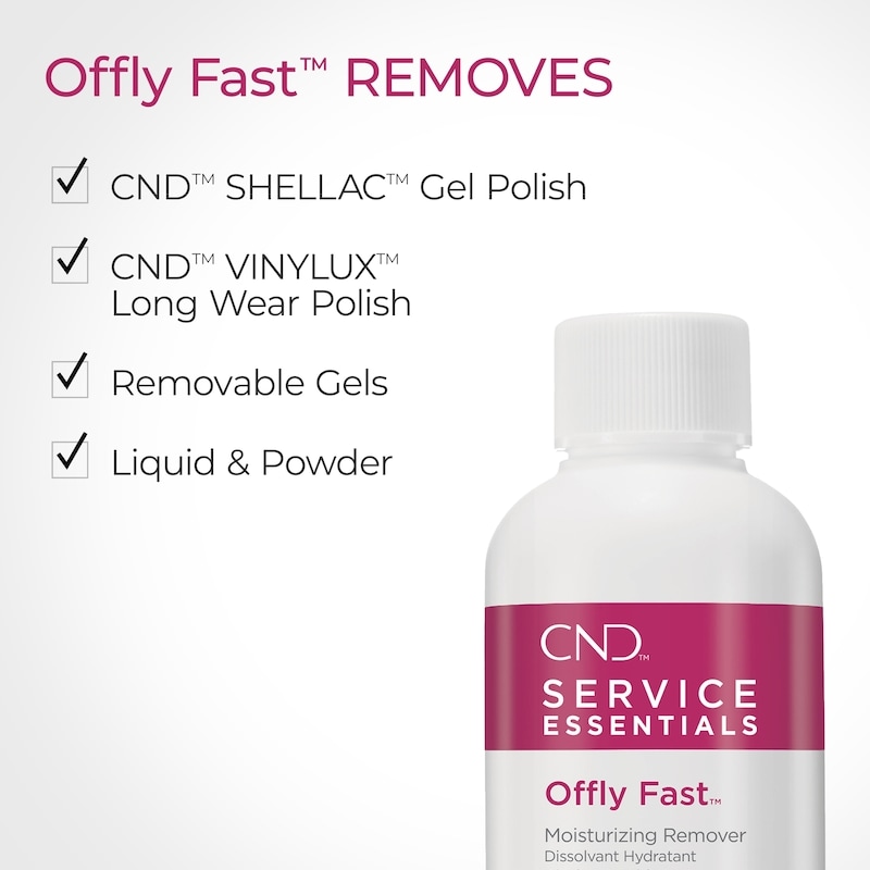 CND OFFLY FAST® Moisturizing Remover | Shoppers Drug Mart