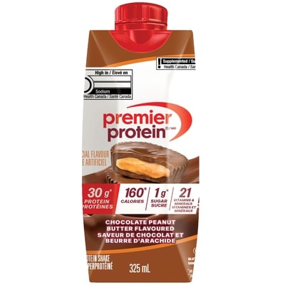 Frappé hyperprotéiné au chocolat et beurre d’arachides prêt à boire 4